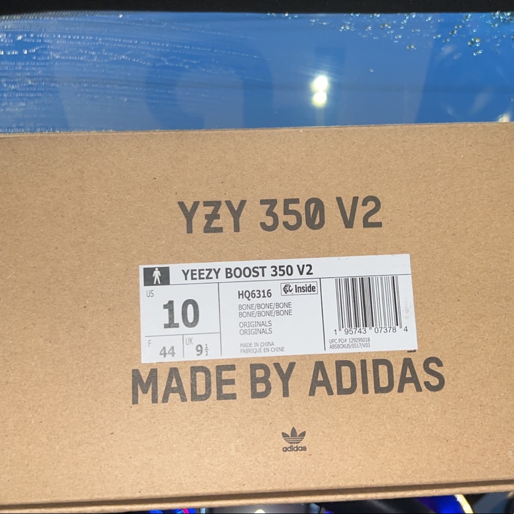 Yeezy bone v2 size 10 $240 - Picture 3 of 3